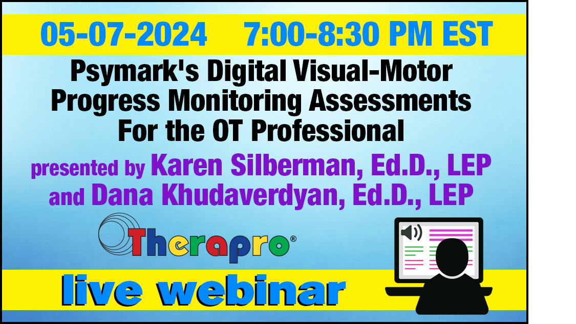 Psymark's Digital VisualMotor Progress Monitoring Assessments For the