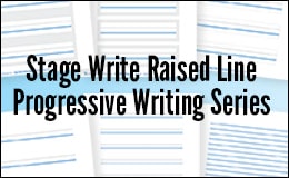 Raised Line Paper: Special Needs Handwriting Paper