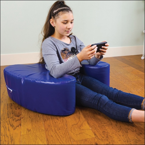 Bouncyband Portable Wiggle Seat, Blue